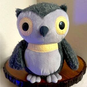 Kohls Cares Aesops Fables Grey Hooty Owl Plush Stuffed Gray 10"